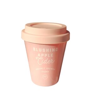 DW Home Blushing Apple Cider Hand Poured Candle Silicone Lid